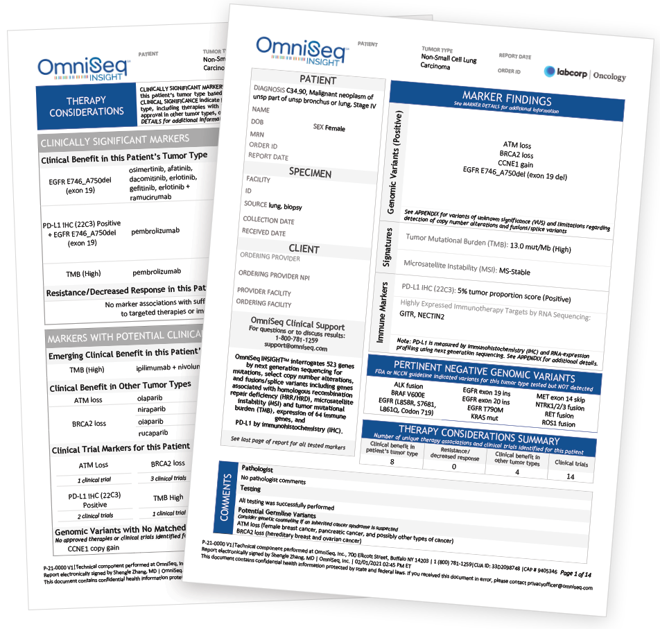 Omniseq Report