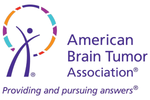 American Brain Tumor Association logo with 'Providing and pursuing answers' tagline